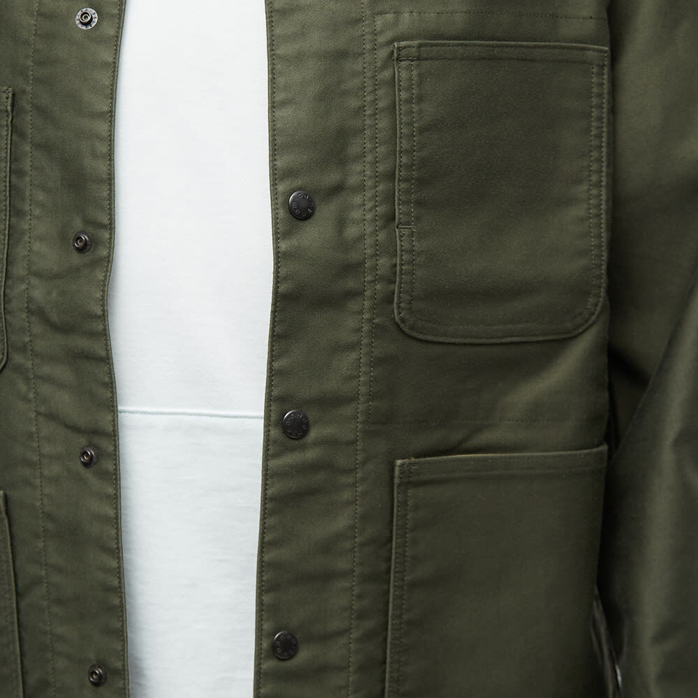 Nanamica Men's Moleskin Dock Jacket in Olive Nanamica