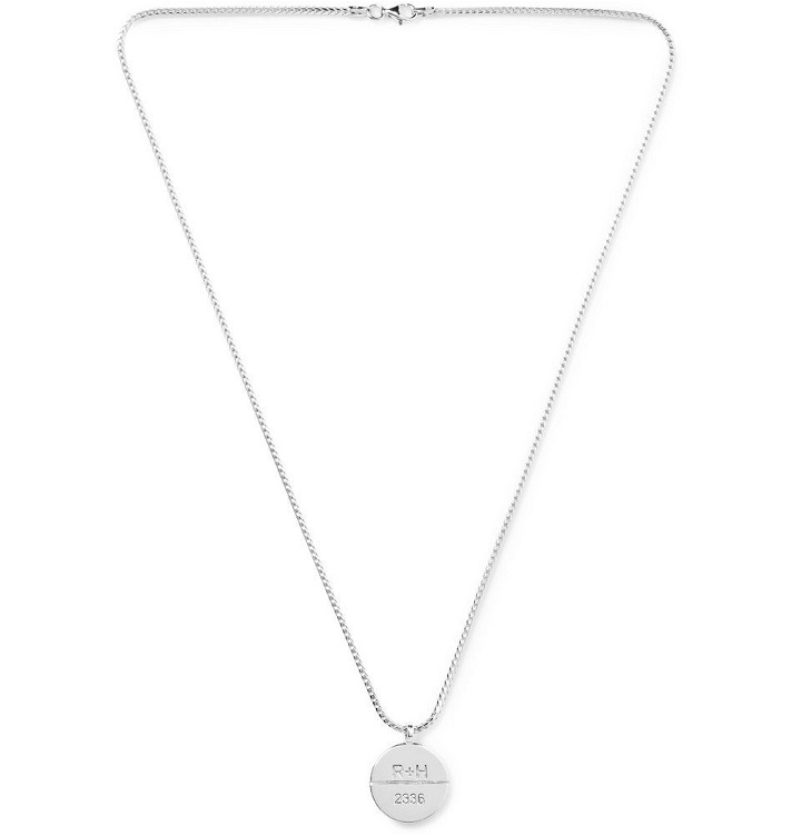 Photo: Rhude - Debossed Silver Necklace - Silver