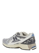 New Balance 1906r Grey Sneaker With Mesh Design And Side Logo In Synthetic Fiber Unisex