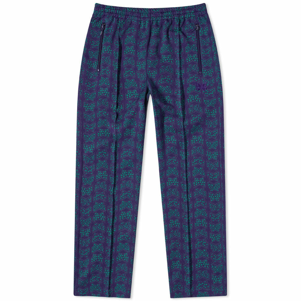 Needles Men's Poly Jacquard Track Pant in Papillon