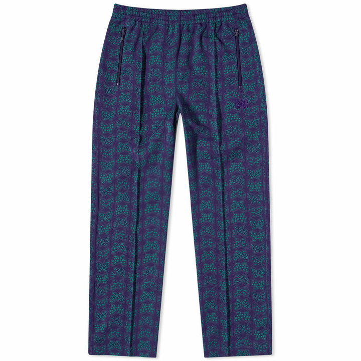 Photo: Needles Men's Poly Jacquard Track Pant in Papillon