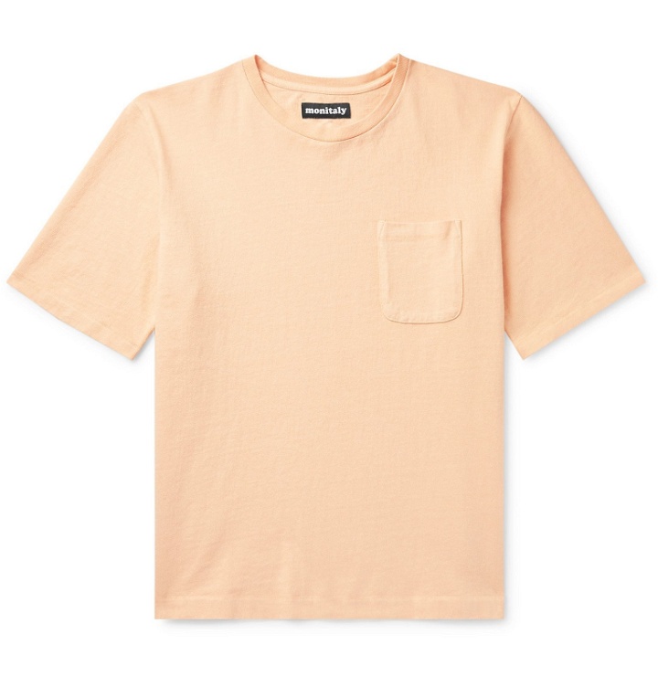 Photo: Monitaly - Cotton-Jersey T-Shirt - Orange