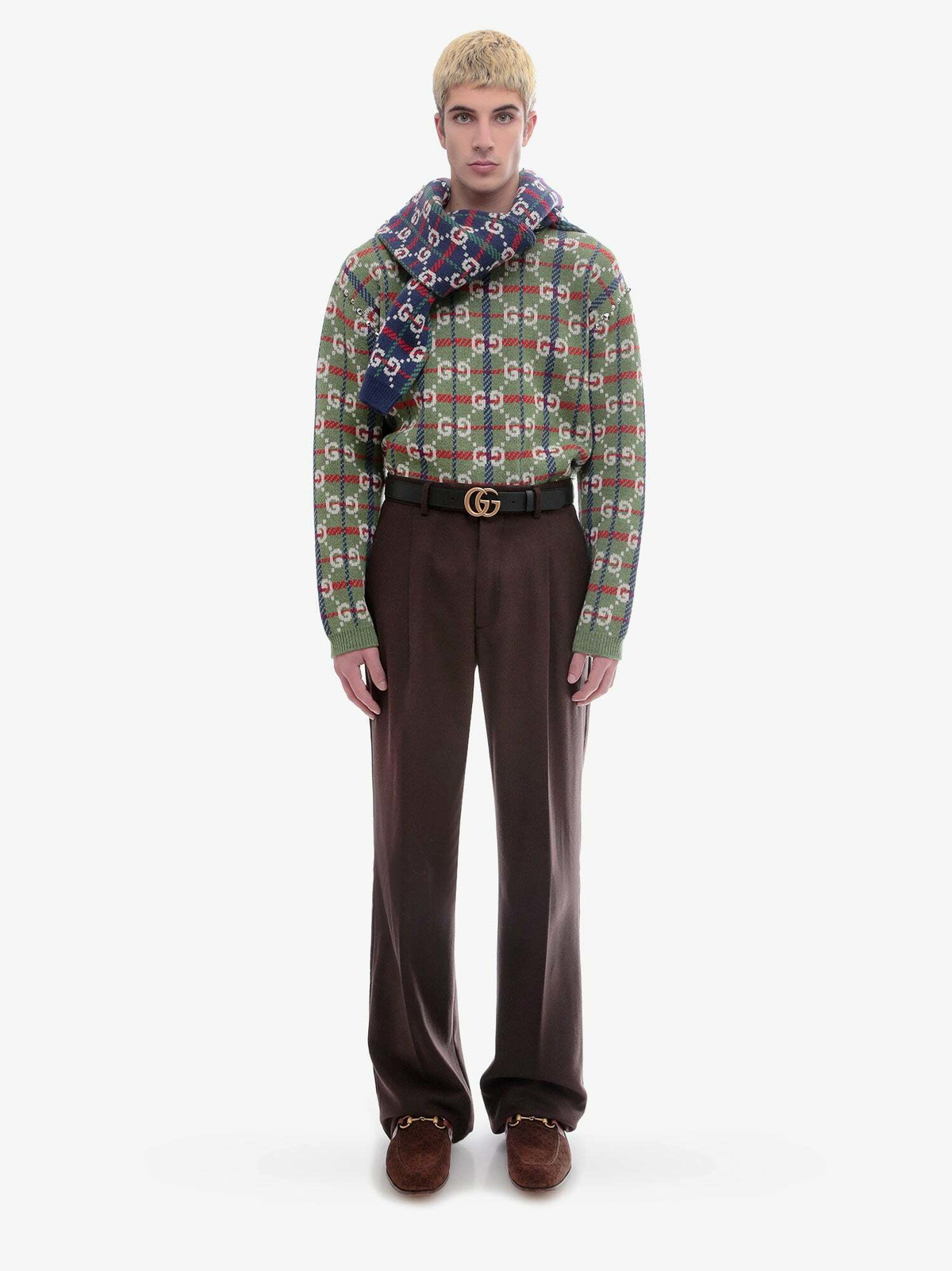 Gucci Sweater Green Mens Gucci