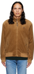 Polo Ralph Lauren Brown Barracuda Bomber Jacket