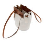 Loewe White Lazo Bucket Bag