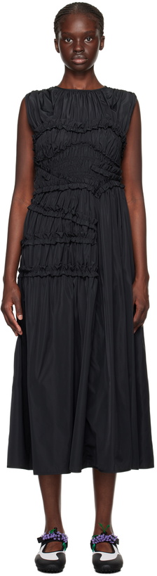 Photo: Cecilie Bahnsen Black Utopia Maxi Dress