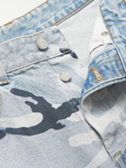 VETEMENTS - Wide-Leg Camouflage-Print Jeans - Blue