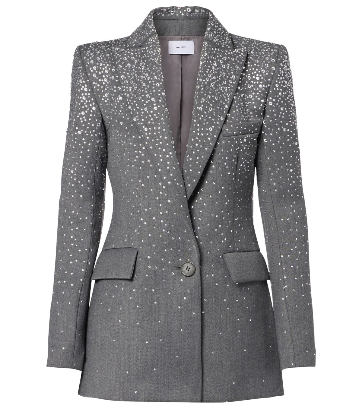 Alex Perry Cropped satin blazer Alex Perry