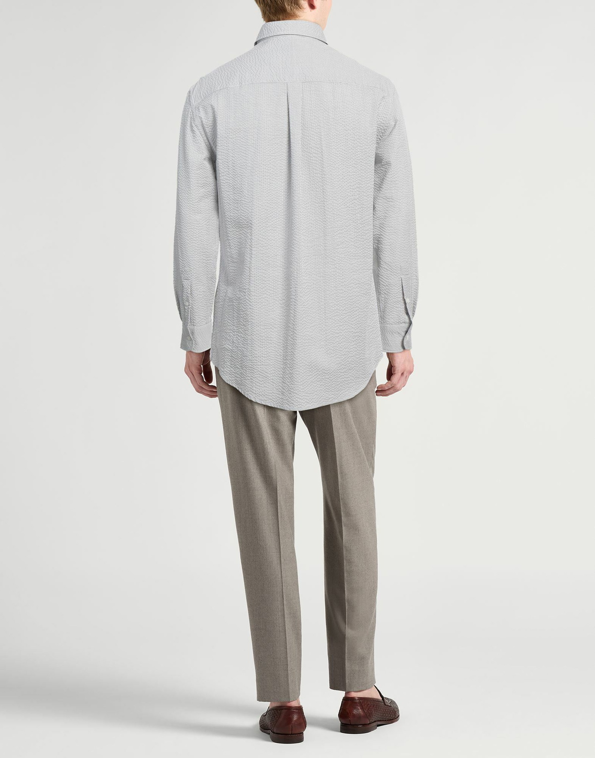 Dunhill Mens Shirt Light in Grey