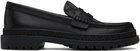 Coach 1941 Black Signature Jacquard & Signature Coin Loafers
