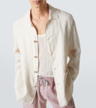 Fedeli Oxford linen jacket