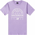 New Balance Men's Hoops Invitational T-Shirt in Twilight