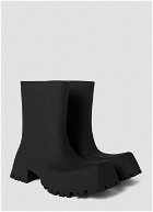 Trooper Rubber Ankle Boots in Black
