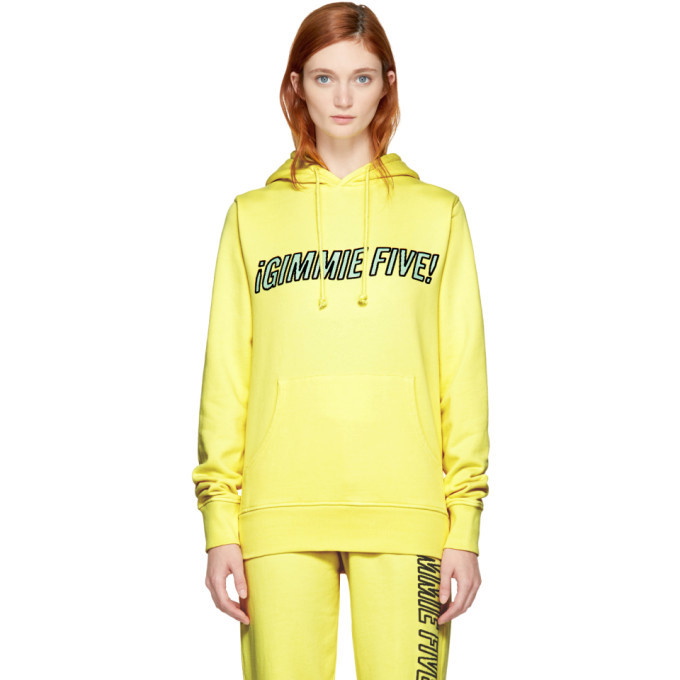 Photo: Ashley Williams Yellow Gimmie Five Track Hoodie