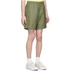 paa Green Sateen Shorts