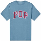 Pop Trading Company Men's Arch T-Shirt in Blue Shadow