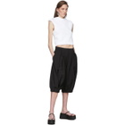 Tibi White Tube Yarn Sleeveless Sweater
