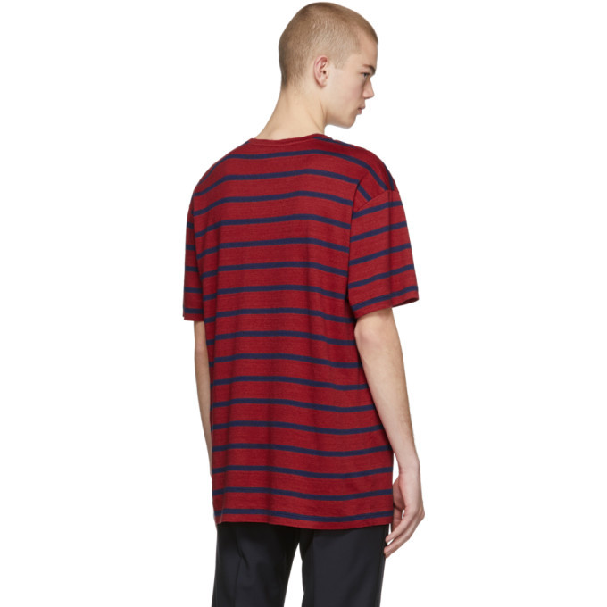 Gucci Red Striped Logo T-Shirt