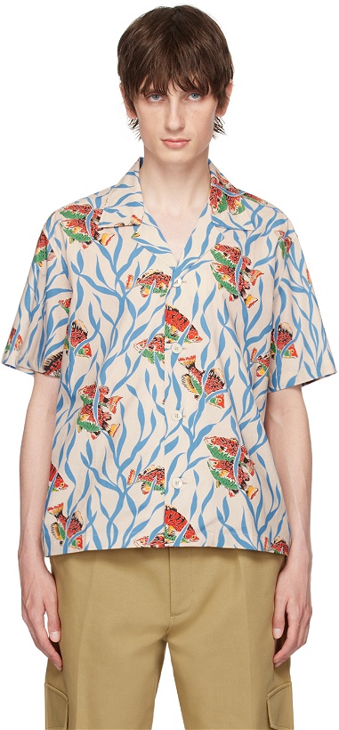 Photo: Bode Off-White Swimmers Shirt