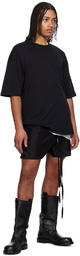 Ann Demeulemeester Black Dieter 'Sunset Bleeding' High-Comfort T-shirt