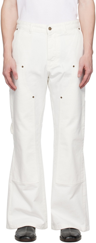 Photo: DARKPARK White Eli Jeans