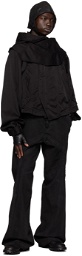 Julius Black Hooded Jacket