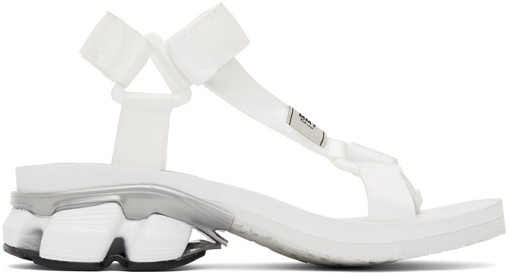 Photo: Miharayasuhiro White Sneaker Heel Belted Sandals