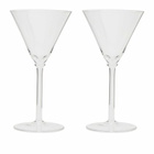 Service Projects Walter Mini Martini Glasses - Set of 2 in Clear 