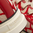 Valentino Men's V Logo Low Top Sneakers in Natural/Rosso/Fondant