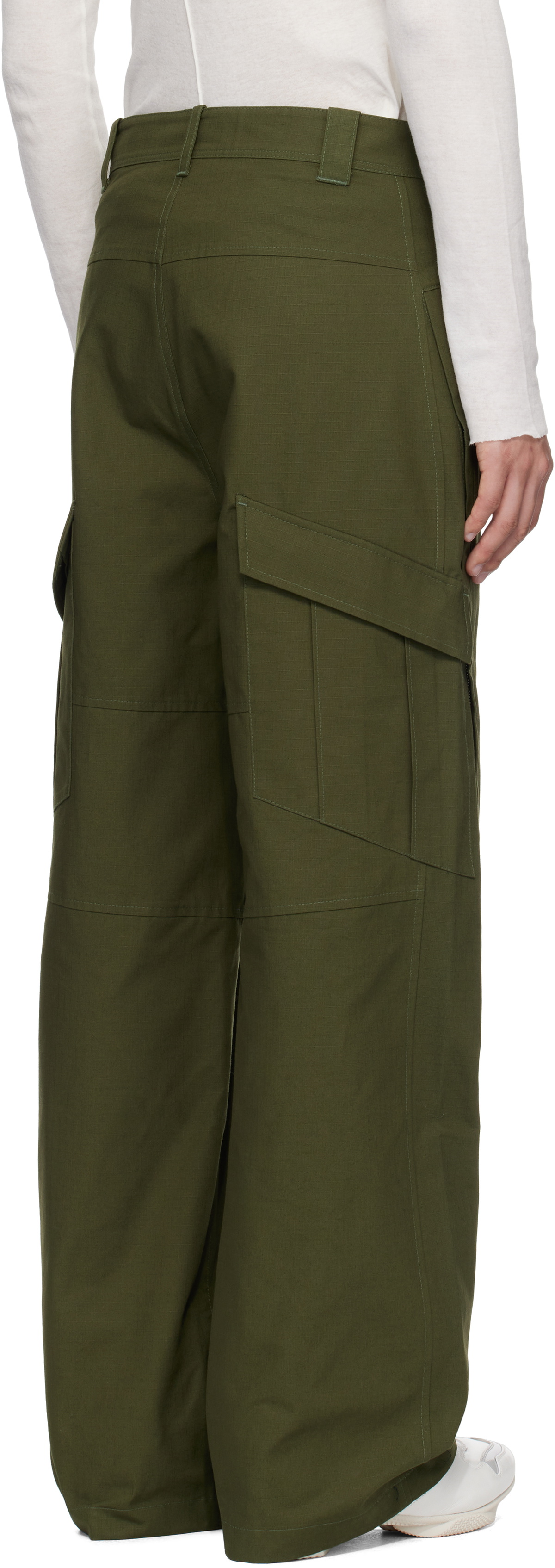 FFFPOSTALSERVICE Khaki 3-Way Zip Cargo Pants FFFPOSTALSERVICE
