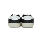 Saint Laurent Black Glitter Stars Court Classic Sneakers