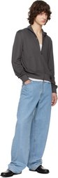 Courrèges Gray Signature Track Jacket