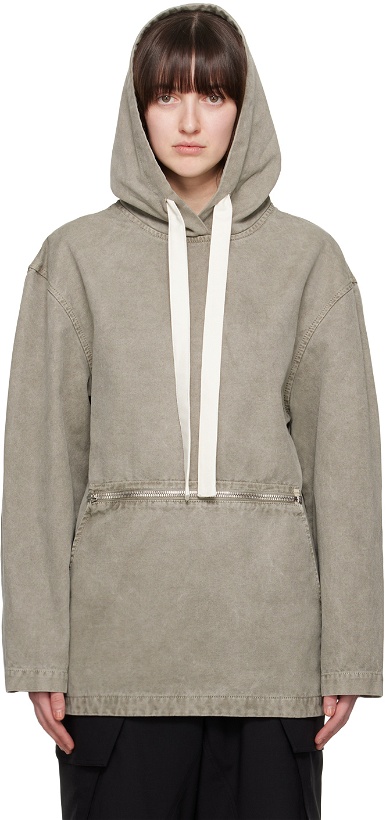 Photo: JW Anderson Gray Garment-Dyed Hoodie