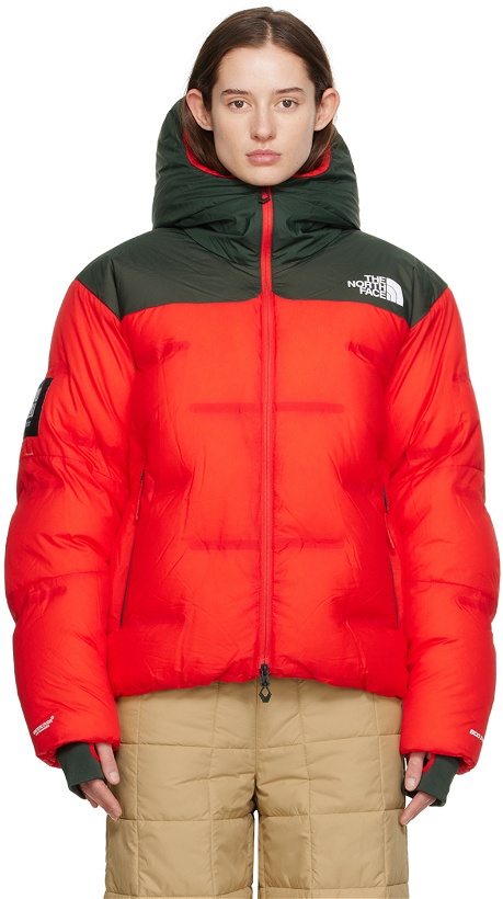 Photo: UNDERCOVER Red & Green The North Face Edition Nuptse Down Jacket