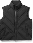 Zegna - Quilted Padded Nylon Down Gilet - Black