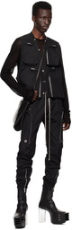 Rick Owens Black Porterville Zip Vest