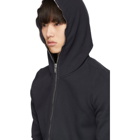 Rick Owens Drkshdw Indigo Gimp Hoodie