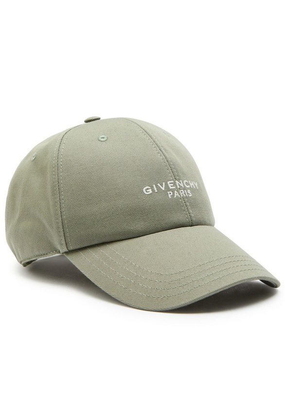 Photo: Givenchy Logo-embroidered Cnavas cap - Green - One Size