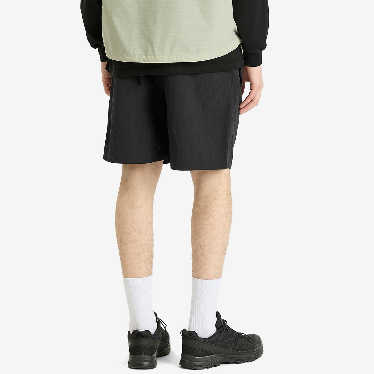 Goldwin Men's Nylon Shorts in Black