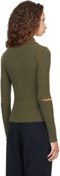YMC Green Peeka Sweater