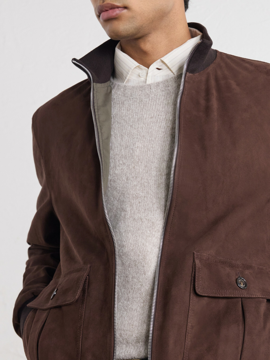 Valstar - Reversible Suede Jacket - Blue