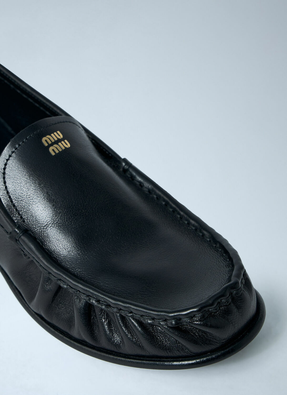 Miu Miu Leather Loafers