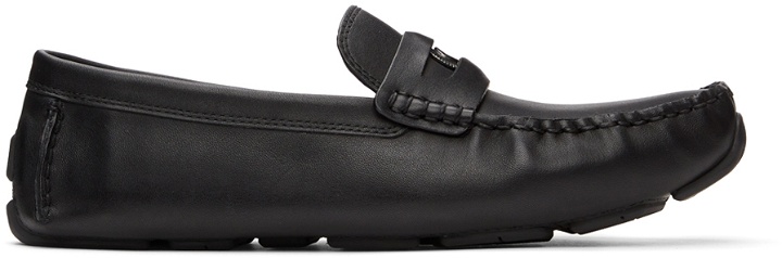 Photo: Coach 1941 Black Leather Coin Driver Loafers