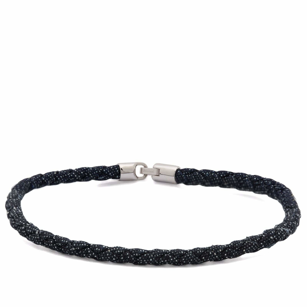Miansai Men's Cruz Denim Bracelet in Blue