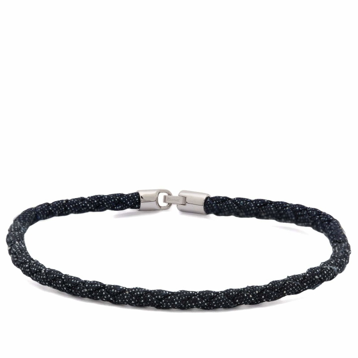 Photo: Miansai Men's Cruz Denim Bracelet in Blue