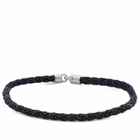 Miansai Men's Cruz Denim Bracelet in Blue
