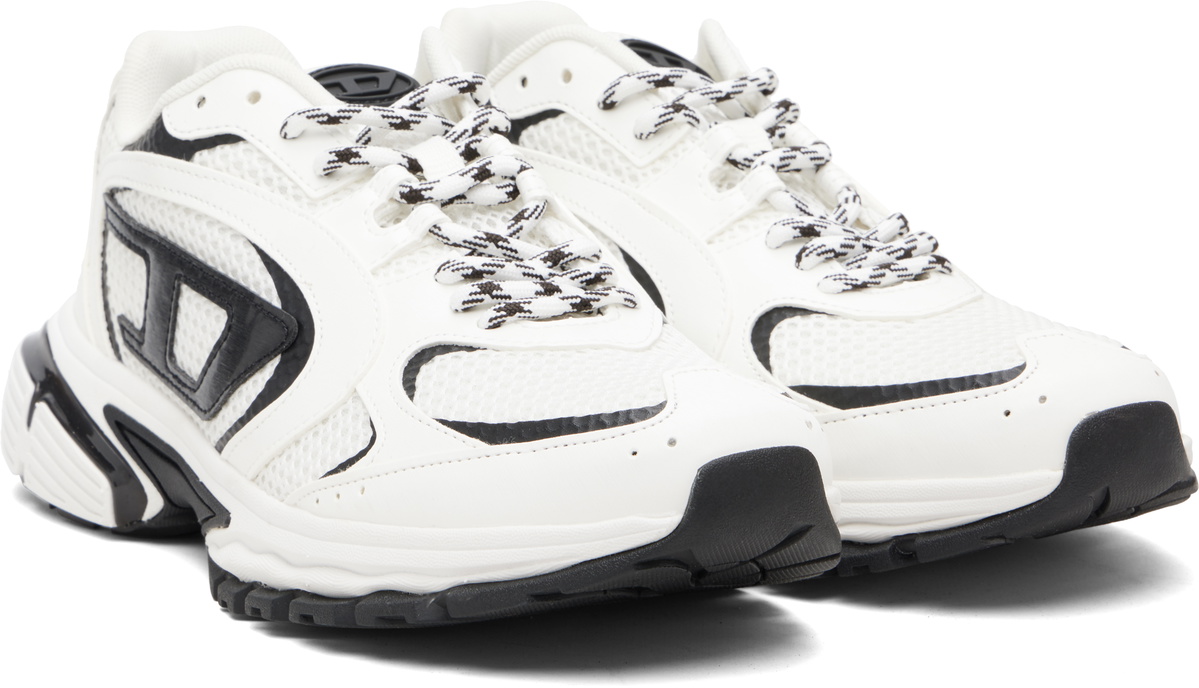 Diesel Black & White S-Pro-V-Dense Low Sneakers
