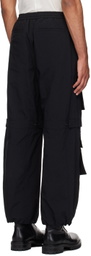 Juun.J Black Drawstring Cargo Pants