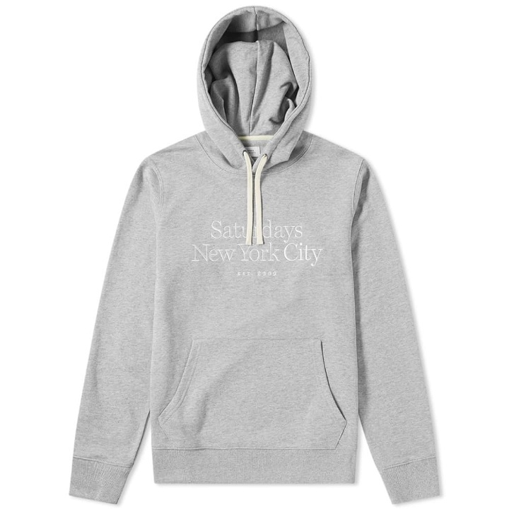 Photo: Saturdays NYC Ditch Embroidered Miller Standard Hoody Grey