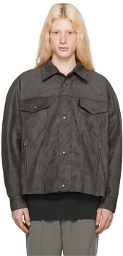 N.Hoolywood Gray Yoke Sleeve Jacket